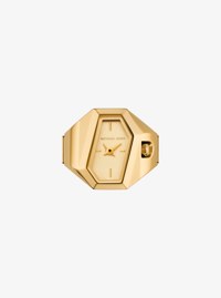 Reloj de anillo Suri en tono dorado