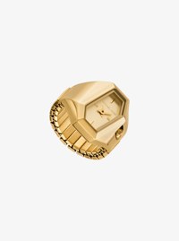 Suri Gold-Tone Ring Watch