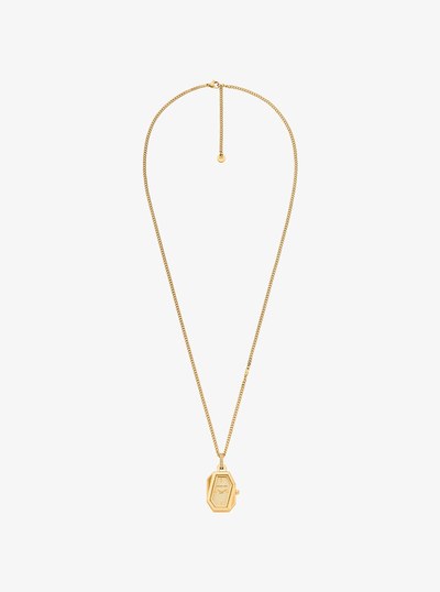 Suri Gold-Tone Watch Necklace in GOLD | Michael Kors