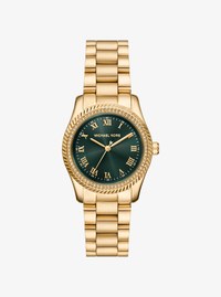 Reloj Lexington mini en tono dorado
