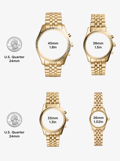 Lexington Gold-Tone Watch in GOLD | Michael Kors