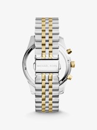 Oversized Lexington Two-Tone Watch