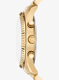 Reloj Lexington oversize en tono dorado