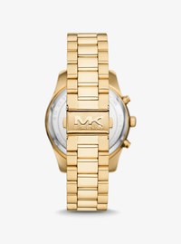Reloj Lexington oversize en tono dorado