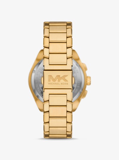 Oversized Accelerator 2.0 Gold-Tone Watch in GOLD | Michael Kors