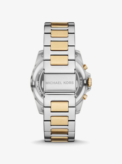 Oversized Alek Two-Tone Watch in TWO TONE | Michael Kors