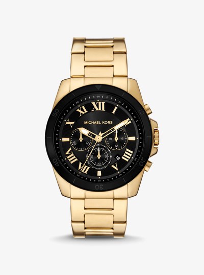 Oversized Alek Gold-Tone Watch in GOLD | Michael Kors