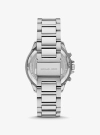 Oversized Sage Silver-Tone Watch