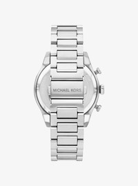 Reloj Panorama oversize en tono plateado