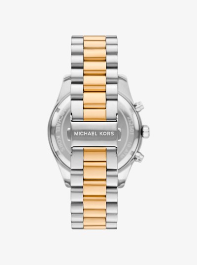 Oversized Lexington Two-Tone Watch in TWO TONE | Michael Kors