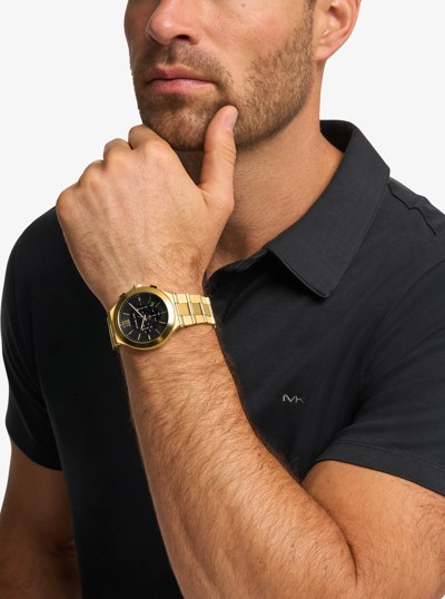 Oversized Billie Gold-Tone Watch in GOLD | Michael Kors