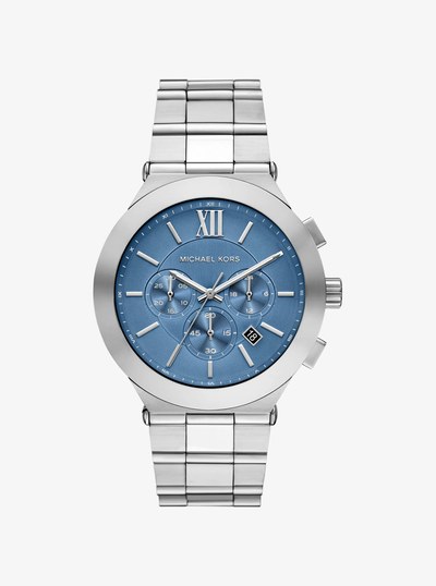 Oversized Billie Silver-Tone Watch in SILVER | Michael Kors