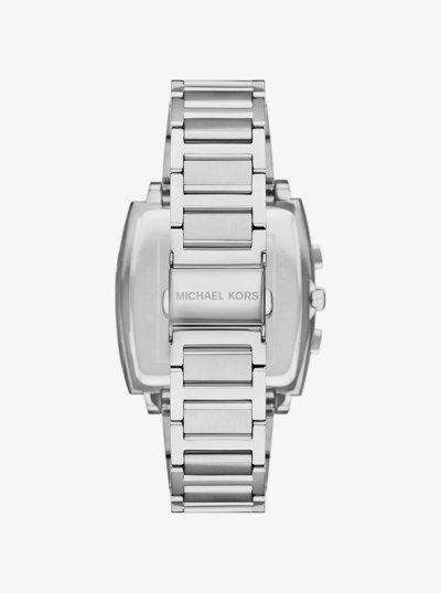 Oversized Rhys Silver-Tone Watch in SILVER | Michael Kors