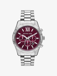 Oversized Lexington Silver-Tone Watch