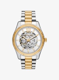 Oversized Lexington Two-Tone Watch