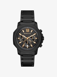 Oversized Prescott Black-Tone Watch