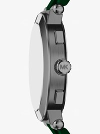 Oversized Billie Gunmetal and Silicone Watch