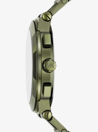 Oversized Billie Green-Tone Watch