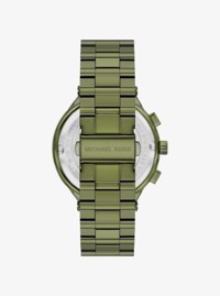 Oversized Billie Green-Tone Watch