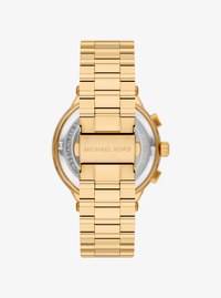Set de regalo de reloj Billie extragrande en tono dorado y pulsera