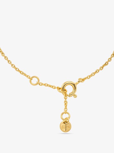 Astor Link Small Precious Metal-Plated Sterling Silver Chain Bracelet in GOLD | Michael Kors