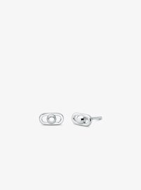 Astor Link Extra-Small Precious Metal-Plated Sterling Silver Earrings