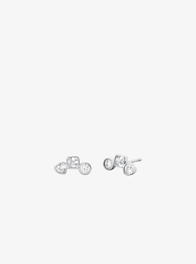 Precious Metal-Plated Necklace and Earrings Set in SILVER | Michael Kors