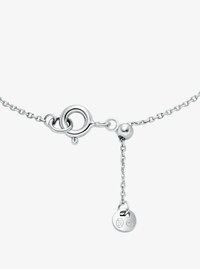 Precious Metal-Plated Sterling Silver Pav&eacute; Bracelet