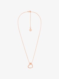 Knotted Heart Necklace