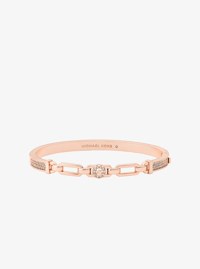 Pav&eacute; Logo Bangle and Stud Earrings Gift Set