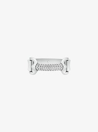 Pav&eacute; Horsebit Ring