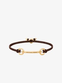 Horsebit Corded Slider Bracelet