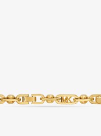 Astor Link Large Precious Metal-Plated Brass Necklace