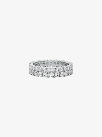 Double Pav&eacute; Ring in SILVER | Michael Kors
