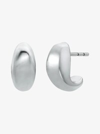 Half Hoop Huggie Earrings