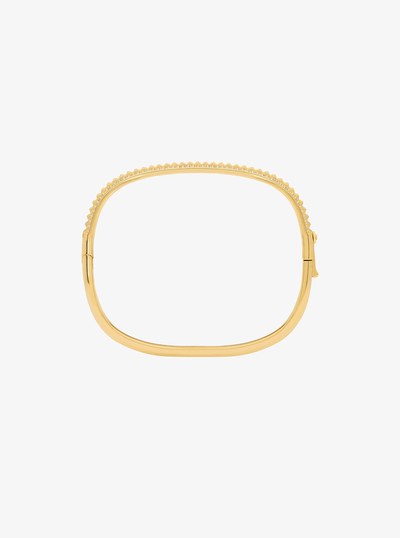 Pav&eacute; Gold-Tone Brass Bracelet in GOLD | Michael Kors