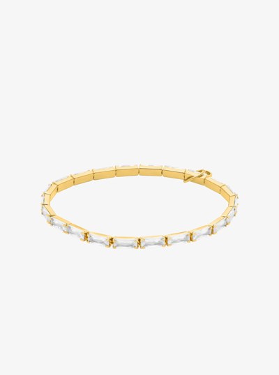 Cubic Zirconia Tennis Bracelet in GOLD | Michael Kors