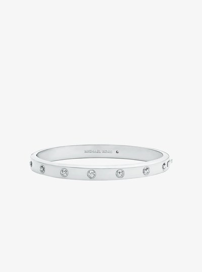 Logo Bangle in SILVER | Michael Kors