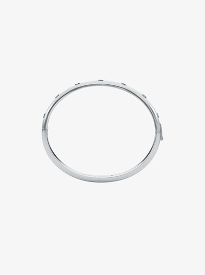 Logo Bangle in SILVER | Michael Kors