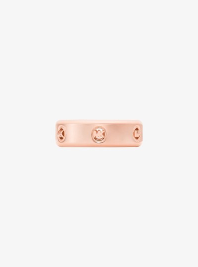 Logo Ring in ROSE GOLD | Michael Kors
