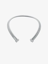 Collier ras-de-cou en laiton &agrave; placage en m&eacute;tal pr&eacute;cieux et &agrave; pav&eacute;