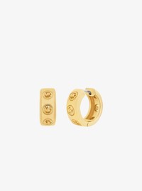 Logo Huggie Earrings
