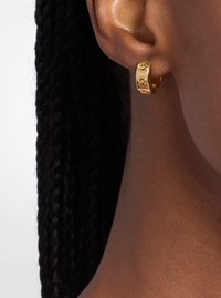 Logo Huggie Earrings