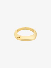 Bague carr&eacute;e