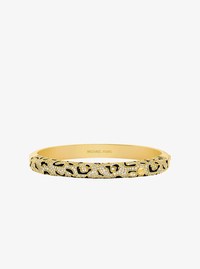 Bracelet-jonc l&eacute;opard &agrave; pav&eacute;
