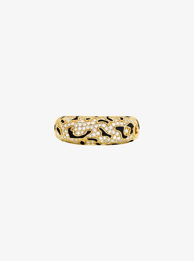 Pav&eacute; Leopard Ring in GOLD | Michael Kors
