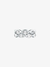 Marquise Cut Cubic Zirconia Tennis Ring