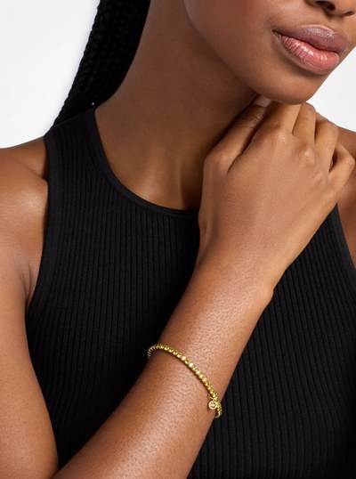 Stretch Tennis Bracelet in PERIDOT | Michael Kors