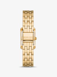 Mini Monroe Pav&eacute; Gold-Tone Watch