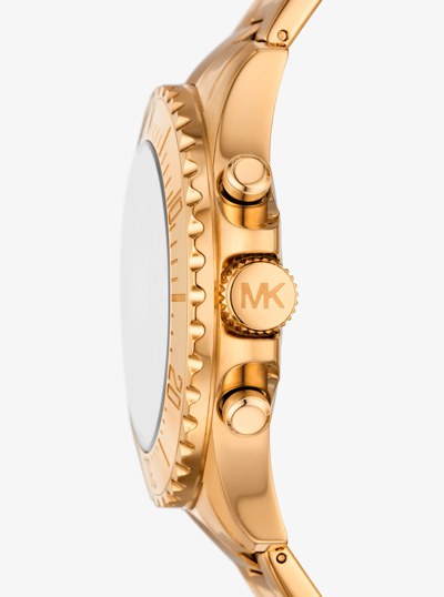 Oversized Everest Gold-Tone Watch in GOLD | Michael Kors